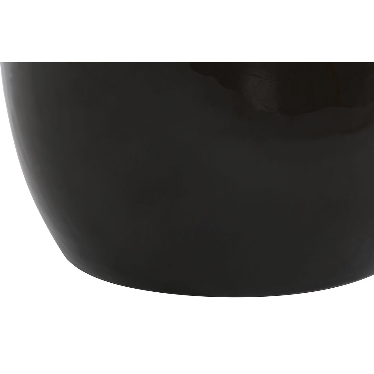 Sidobord DKD Home Decor Svart Gyllene Metall Glas 59 x 59 x 46 cm - 4