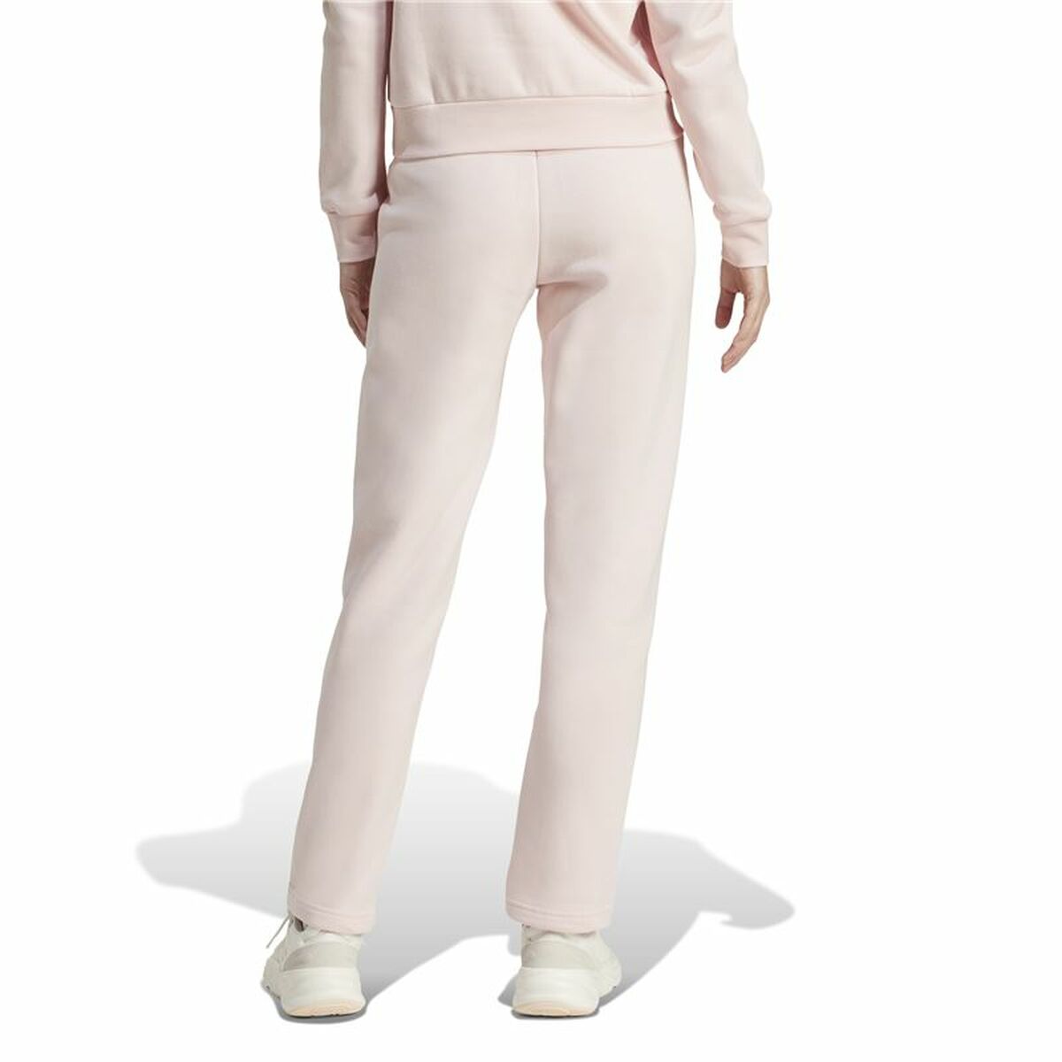 Långa träningsbyxor Adidas Essentials Small Logo Feel Cozy Open Rosa Kvinna - 3