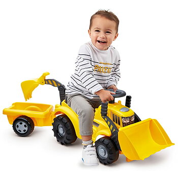 Trehjuling Ecoiffier Carrier Gul Traktor