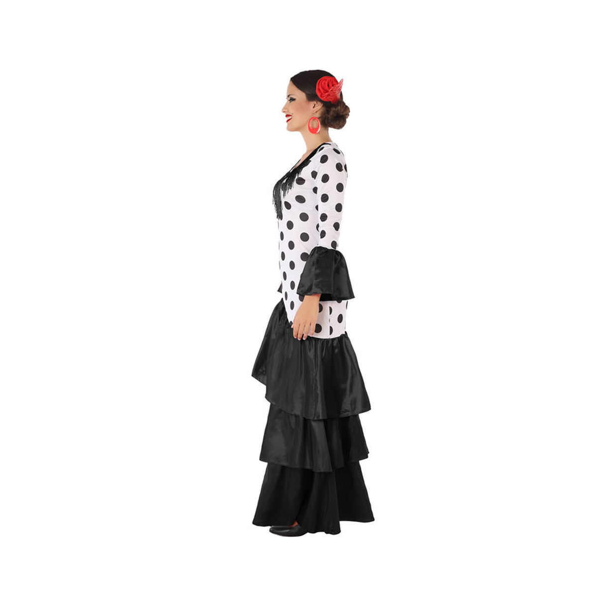 Maskeraddräkt vuxna Svart Flamencodansare XXL - 9