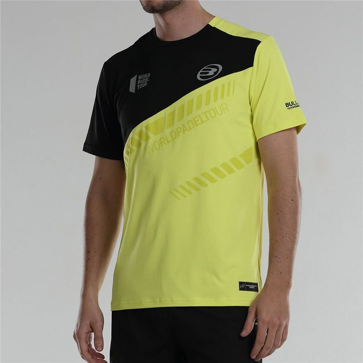 T-shirt med kortärm Herr Bullpadel Lucio Svart - 3