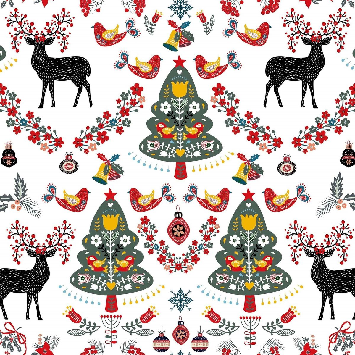 Fläckresistent bordsduk i harts Belum Merry Christmas Multicolour 250 x 150 cm - 4