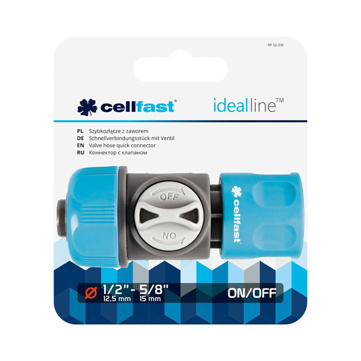 Slanganslutning Cellfast 1/2" 5/8" - 2