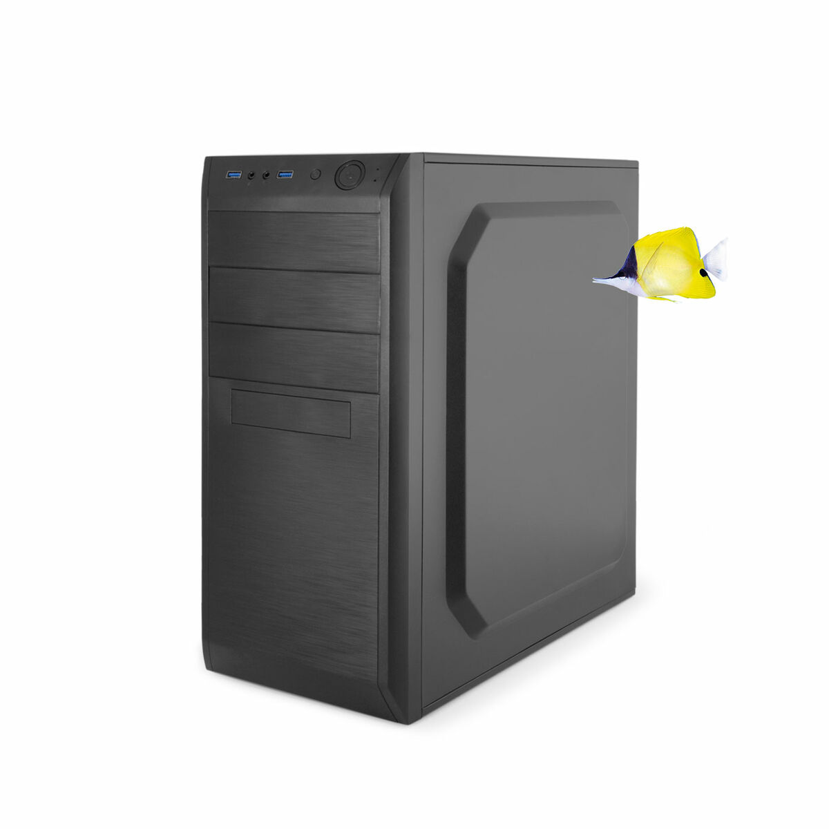 ATX Låda CoolBox F-750 Svart