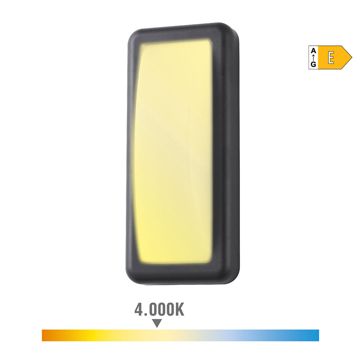 Vägglampa med LED EDM 32151 Plast E 6 W 450 lm (4000 K) - 5
