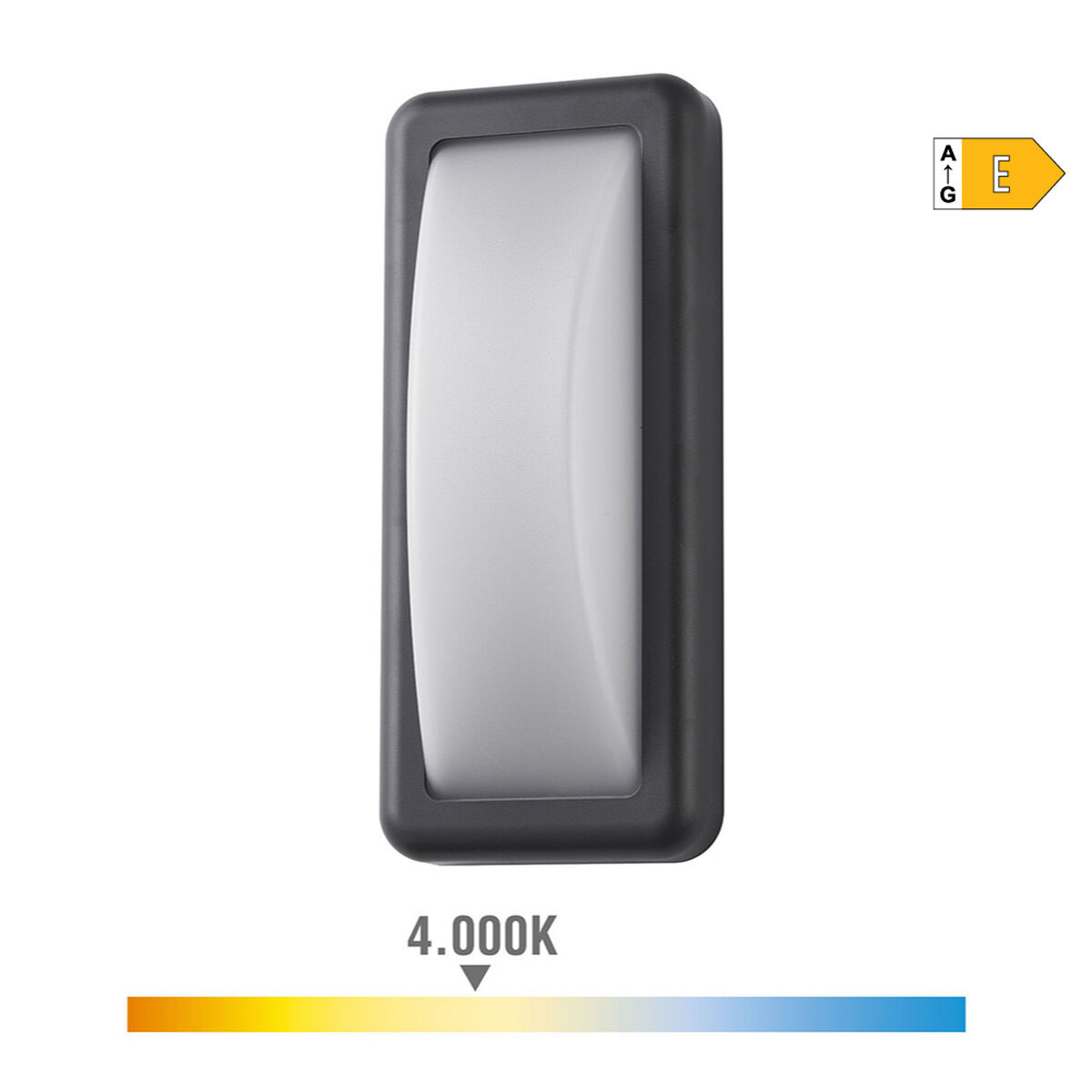 Vägglampa med LED EDM 32151 Plast E 6 W 450 lm (4000 K) - 4