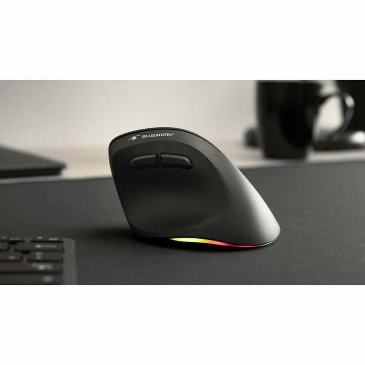 Trådlös Mus Bluetooth The G-Lab M-WL-ERGO-LUMI Svart - 2