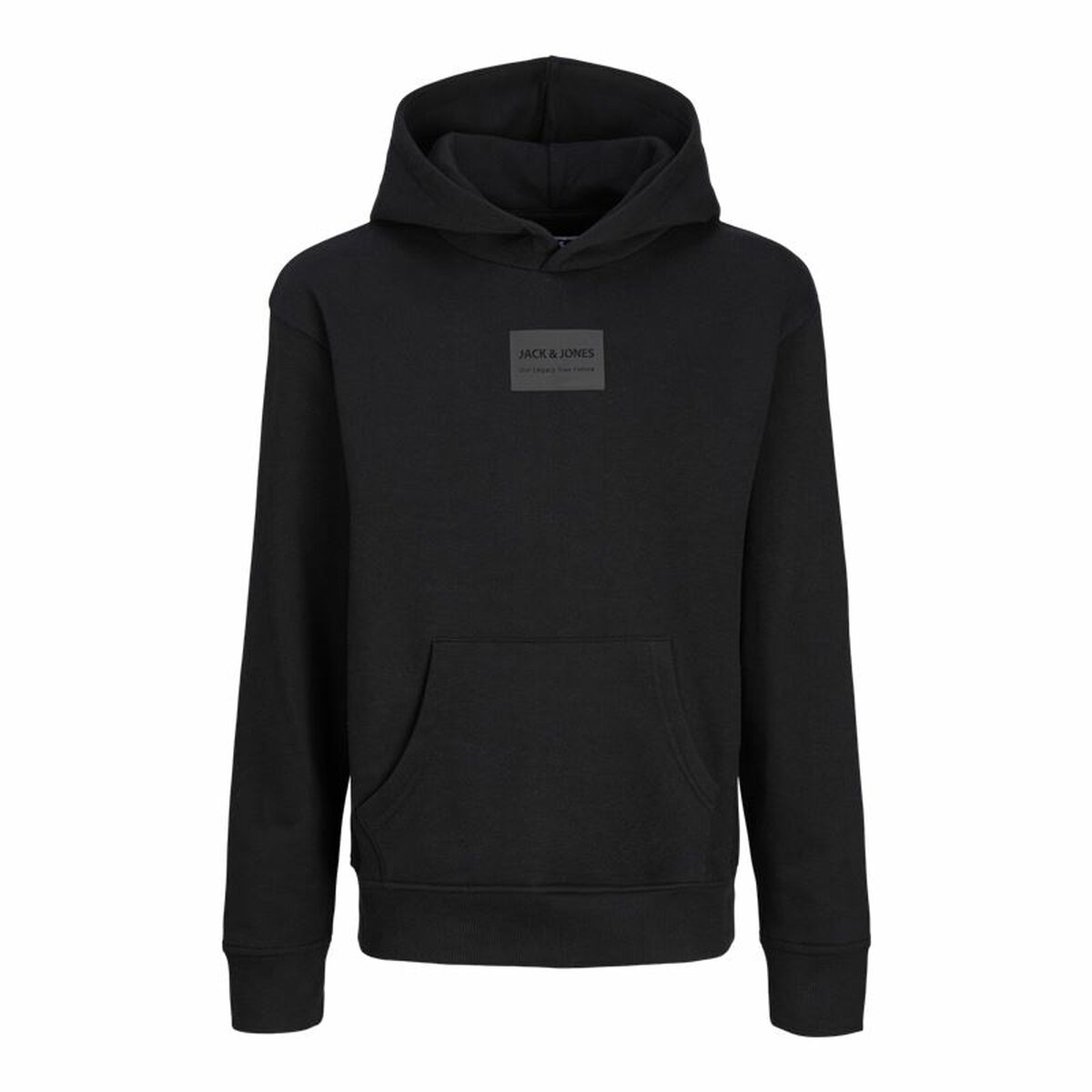Tröja med huva Unisex Jack & Jones Jjhakkai Svart