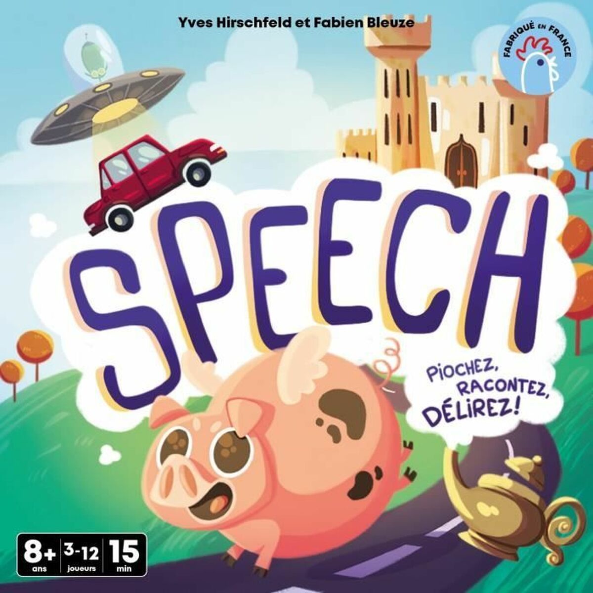 Sällskapsspel Asmodee Speech 12 x 4 x 12 cm - 4