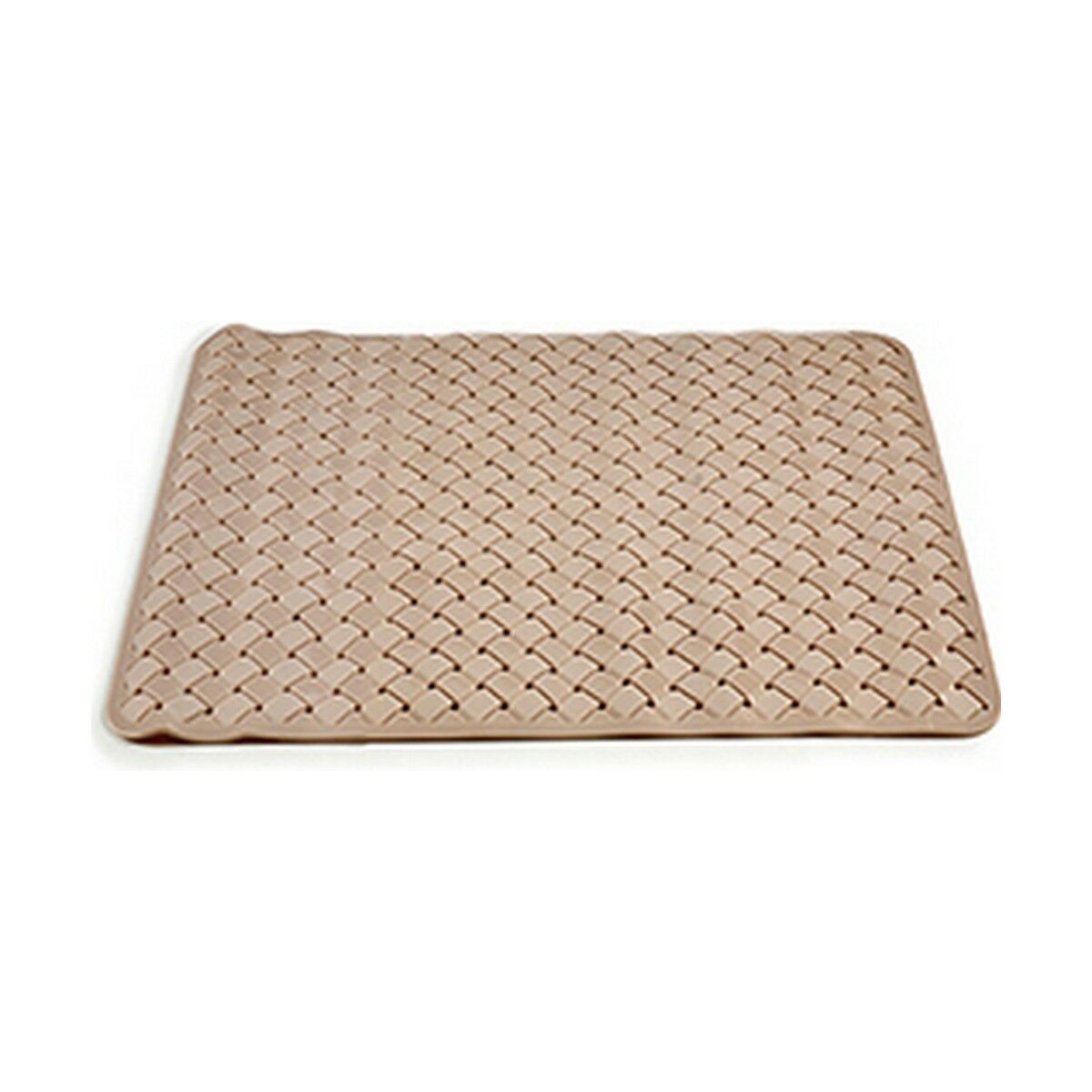 Badrumsmatta Flätning Beige PVC (0,03 x 50 x 50 cm) (12 antal) - 6