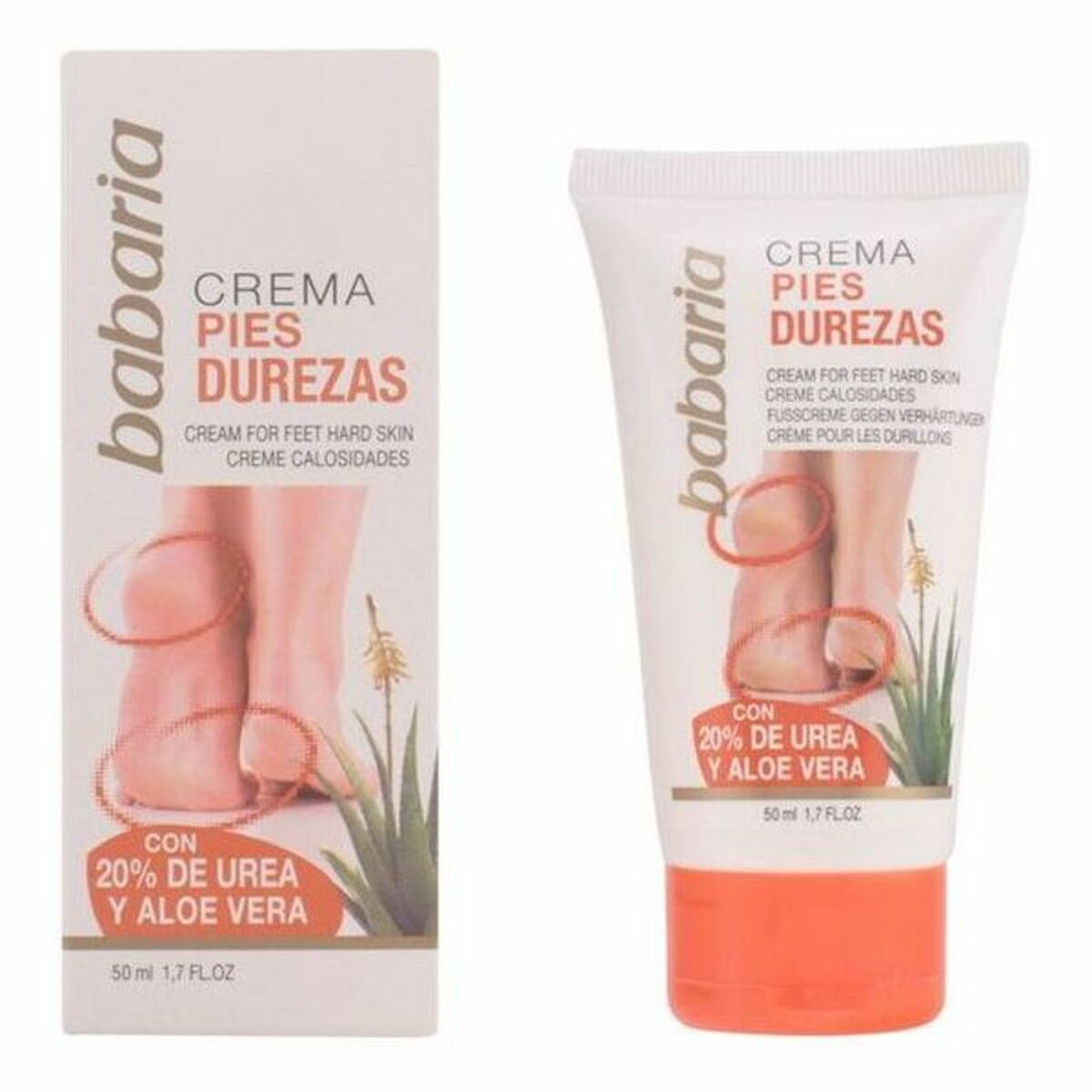 Fuktgivande fotkräm Babaria 50 ml - 2