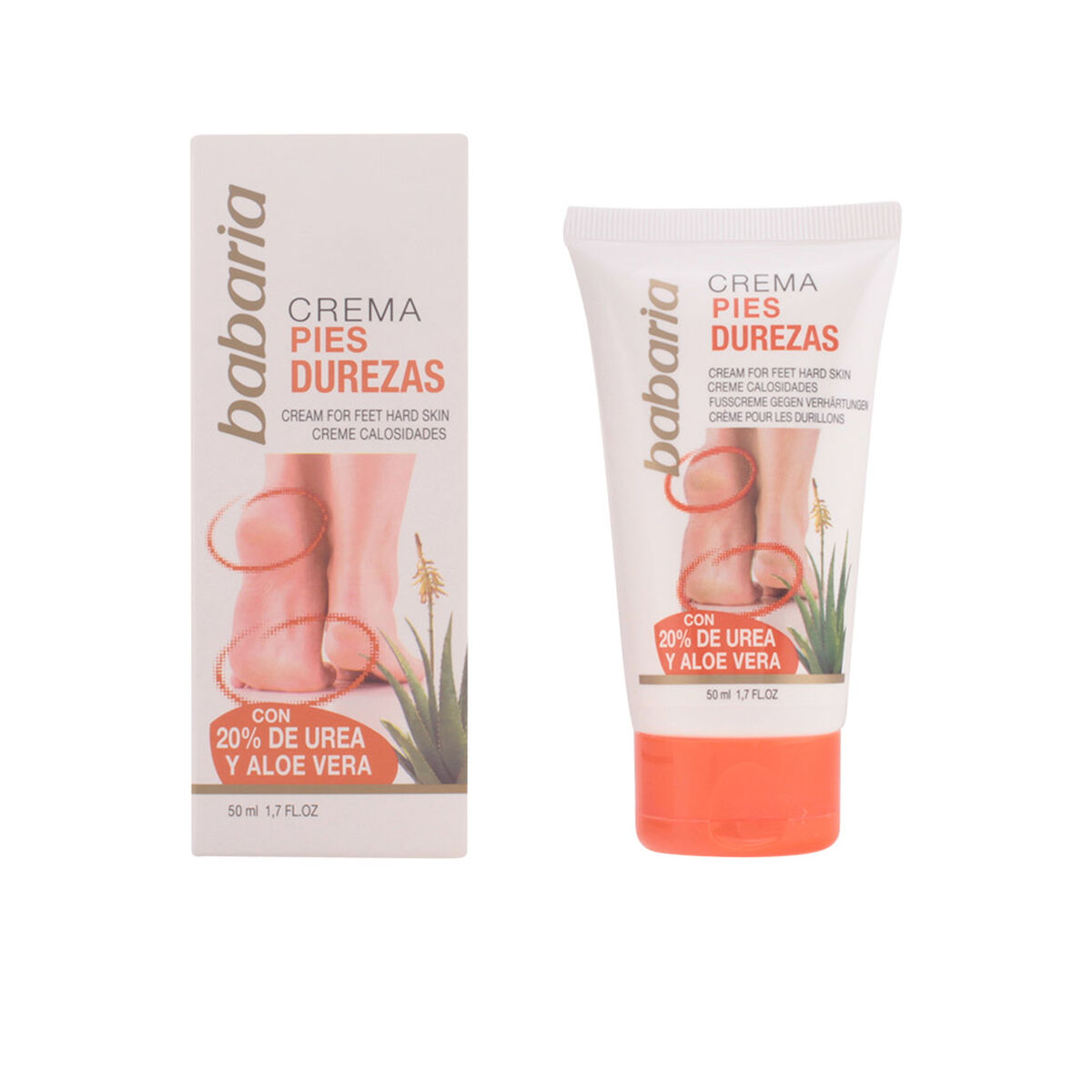 Fuktgivande fotkräm Babaria 50 ml - 3