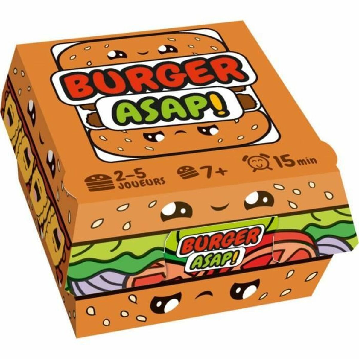 Sällskapsspel Asmodee Burger ASAP 12 x 7 x 13 cm