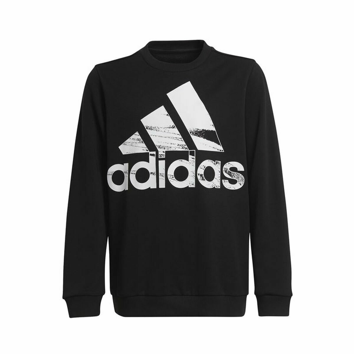 Tröja utan huva Barn Adidas Sweat Logo Svart - 8