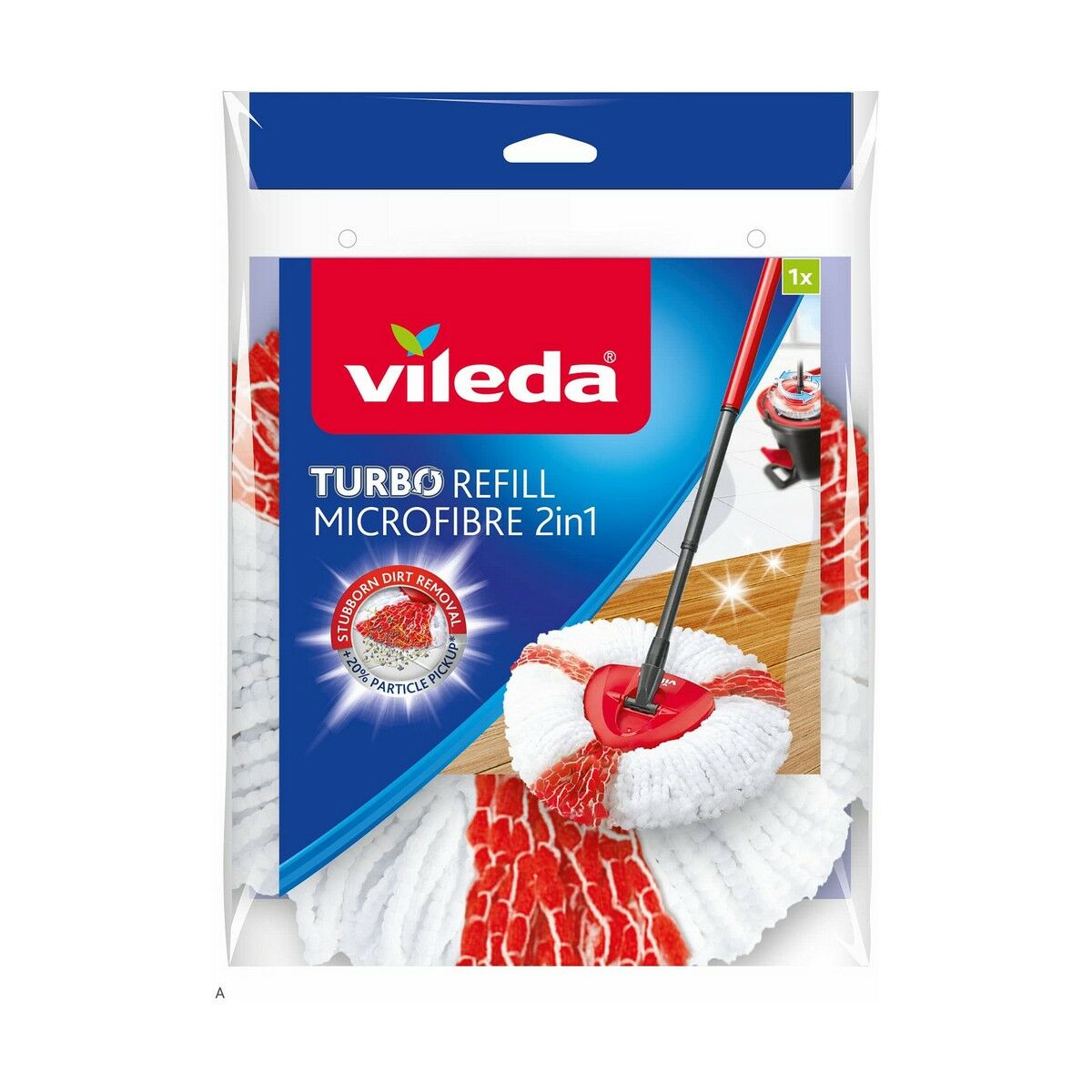 Reservgolfmopp Vileda Turbo 2in1 Mikrofiber Polyamid Polyester (1 antal) - 3