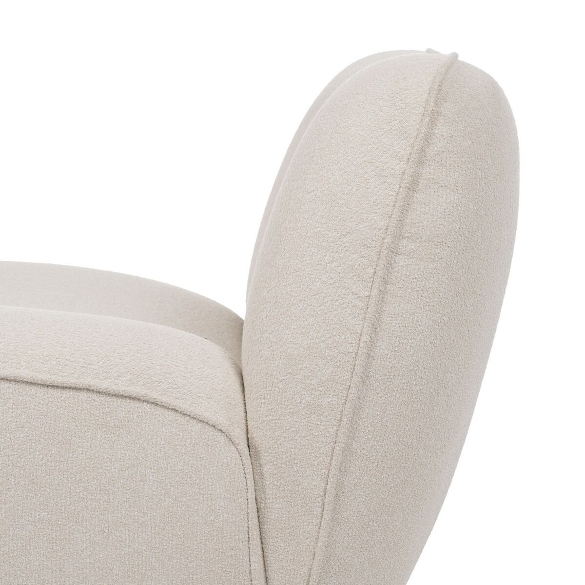 Fåtölj Vit Trä MDF Foam 100 % polyester 71 x 81 x 66 cm - 7