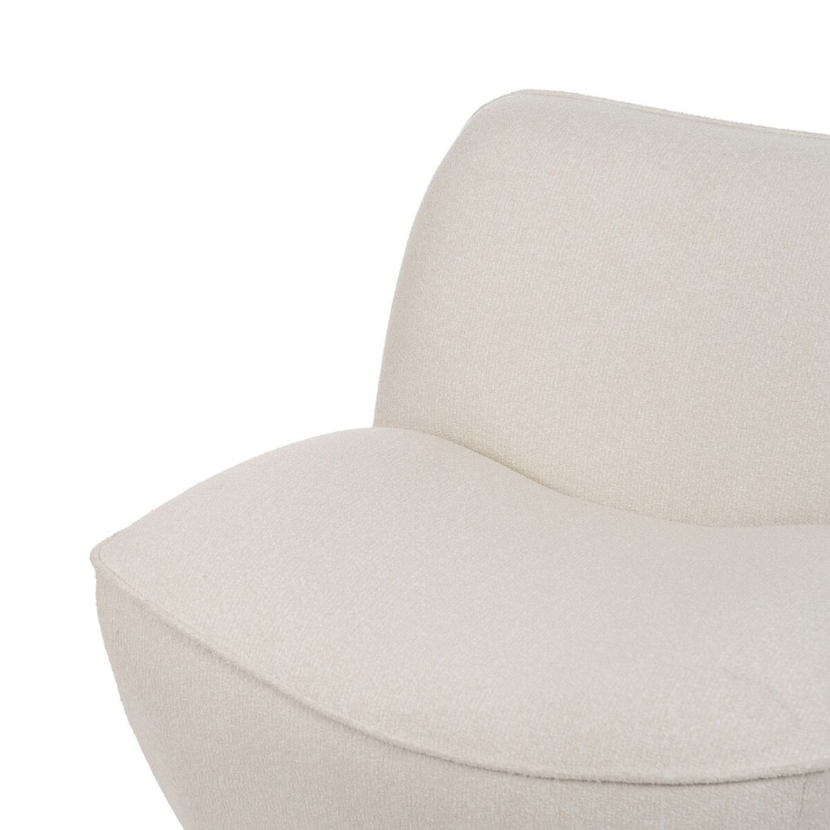 Fåtölj Vit Trä MDF Foam 100 % polyester 71 x 81 x 66 cm - 6