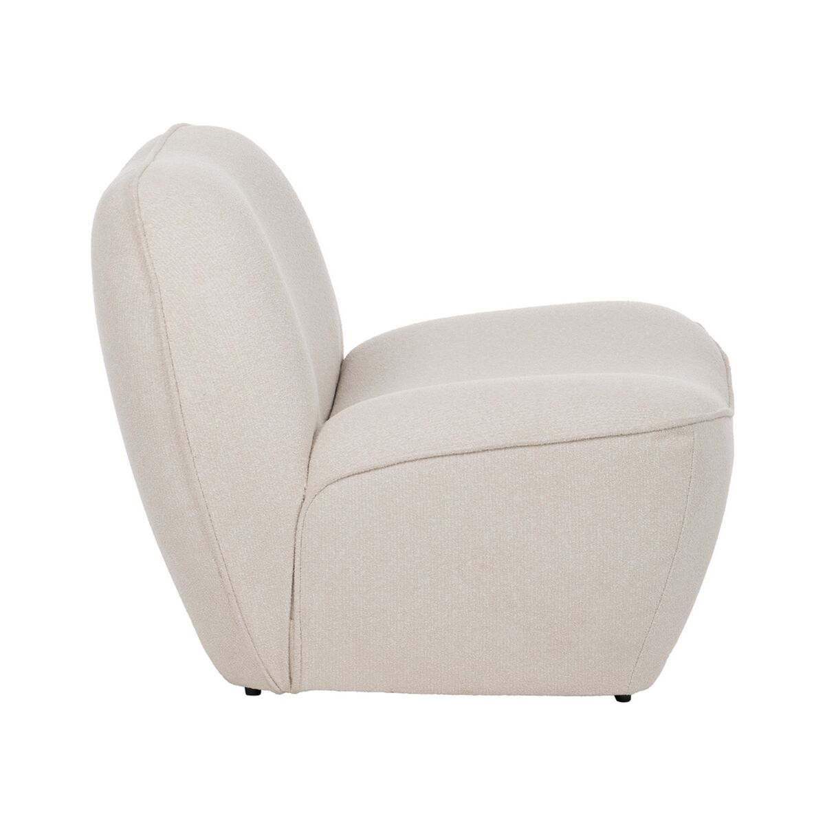 Fåtölj Vit Trä MDF Foam 100 % polyester 71 x 81 x 66 cm - 3
