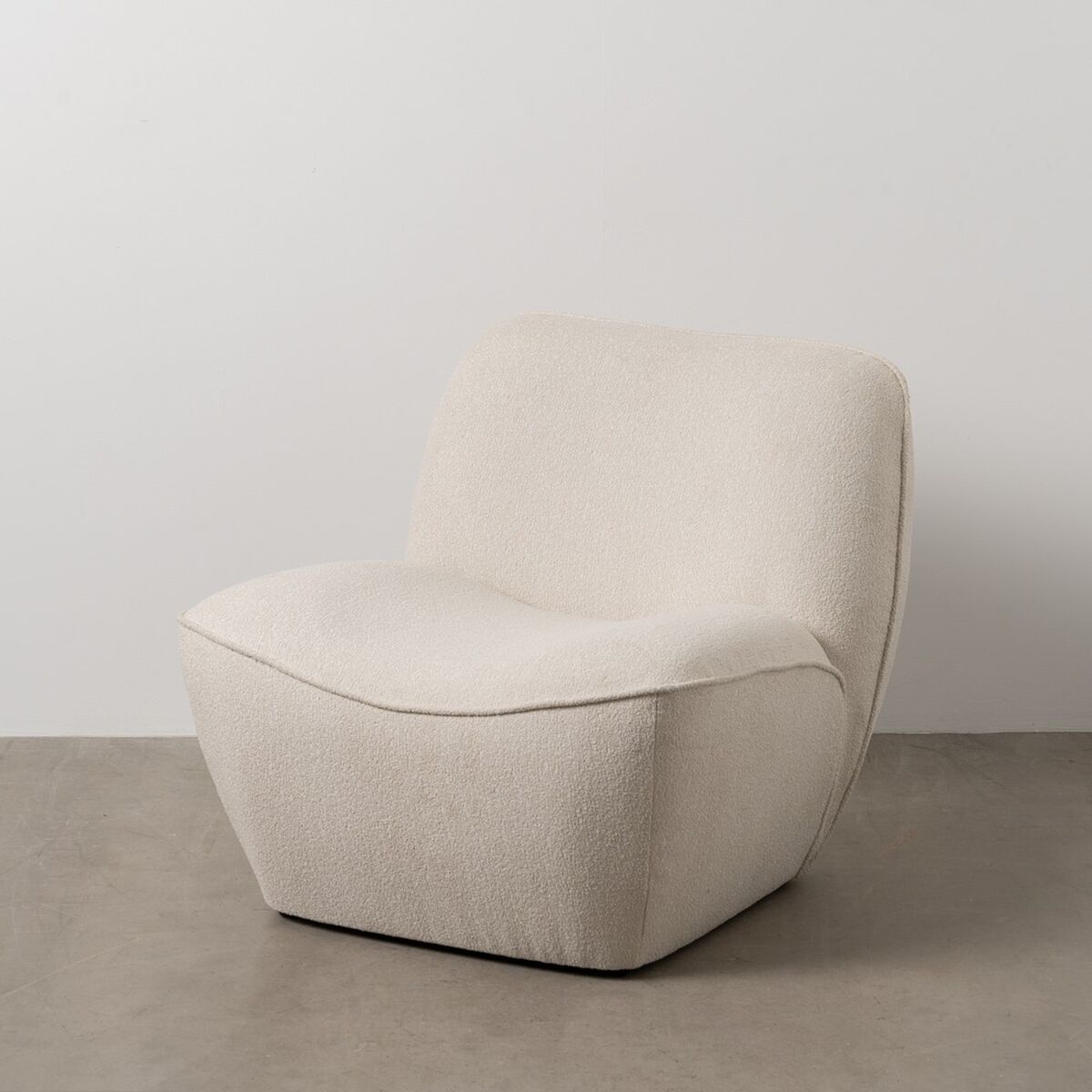 Fåtölj Vit Trä MDF Foam 100 % polyester 71 x 81 x 66 cm - 2