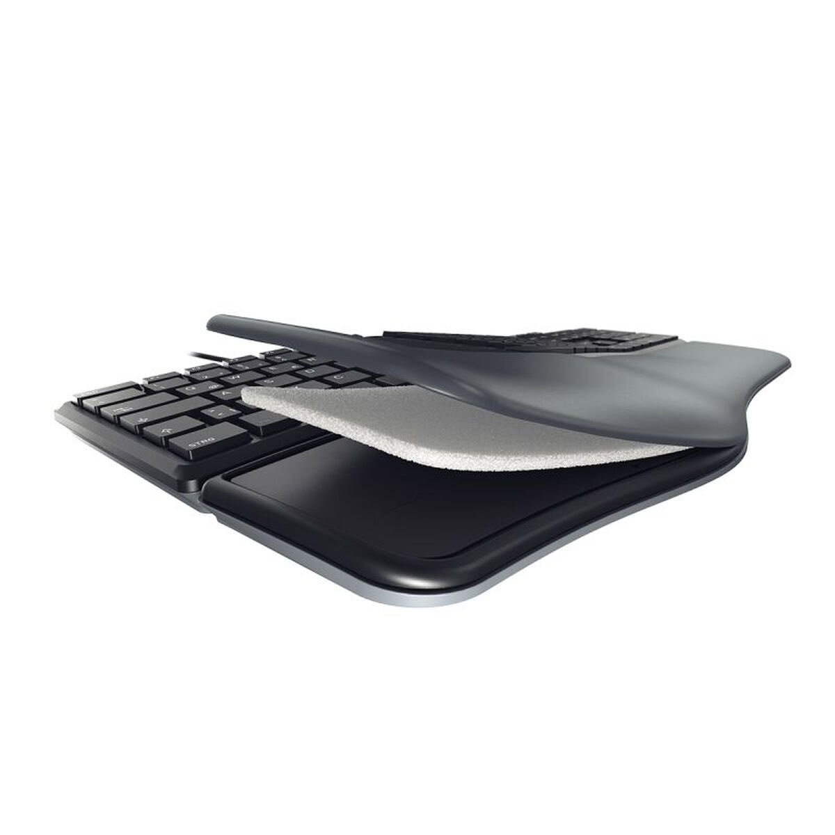Tangentbord Cherry KC 4500 ERGO Svart Qwerty Spanska - 4