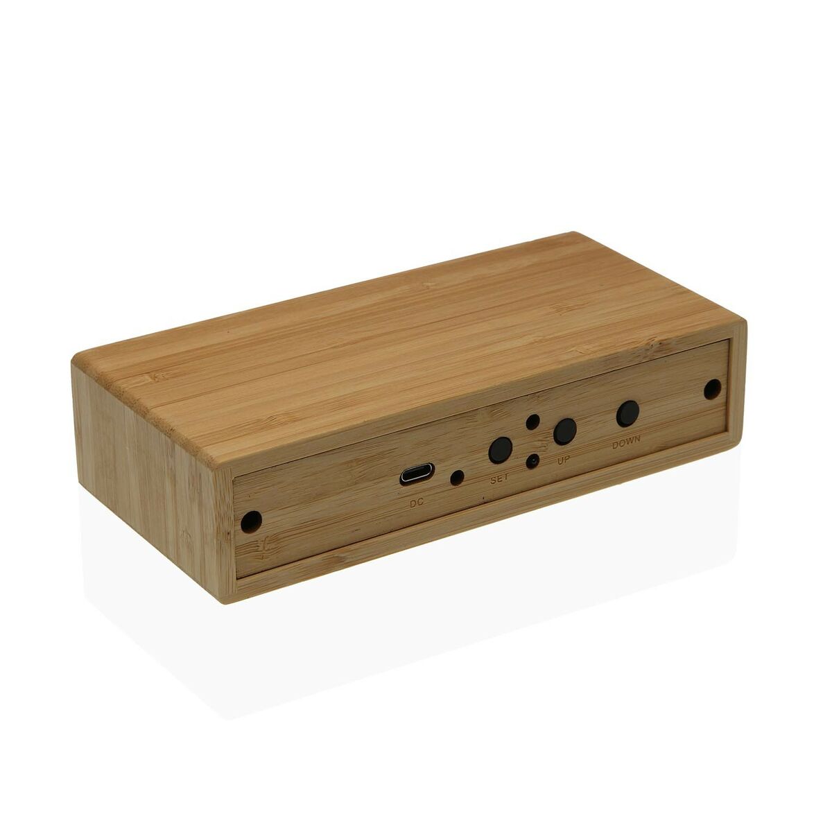 Väckarklocka Versa Bambu Minimalistisk 7,3 x 3,5 x 16 cm - 3