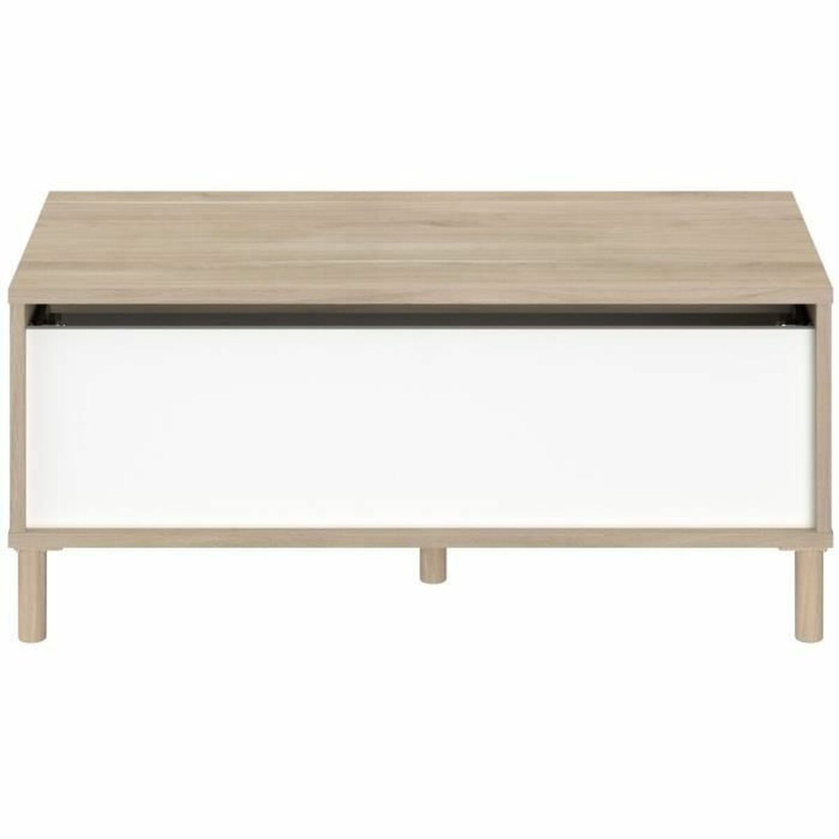 Höjbart soffbord Parisot Vit 100 x 50 x 43,6 cm