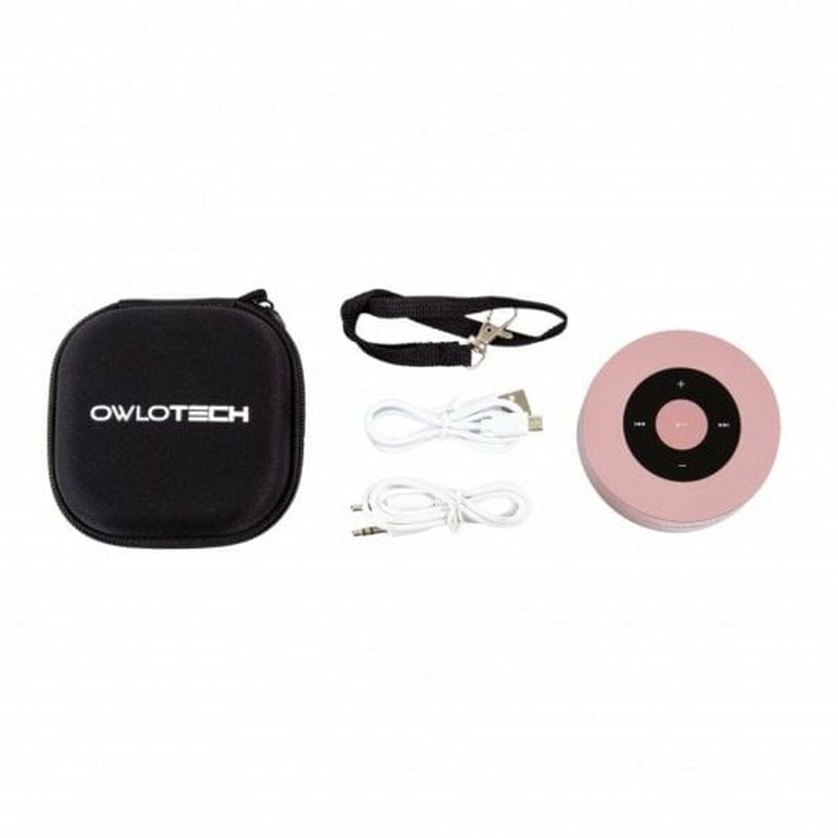Bärbar Bluetooth Högtalare Owlotech OT-SPB-MIP Rosa 3 W 1000 mAh - 5