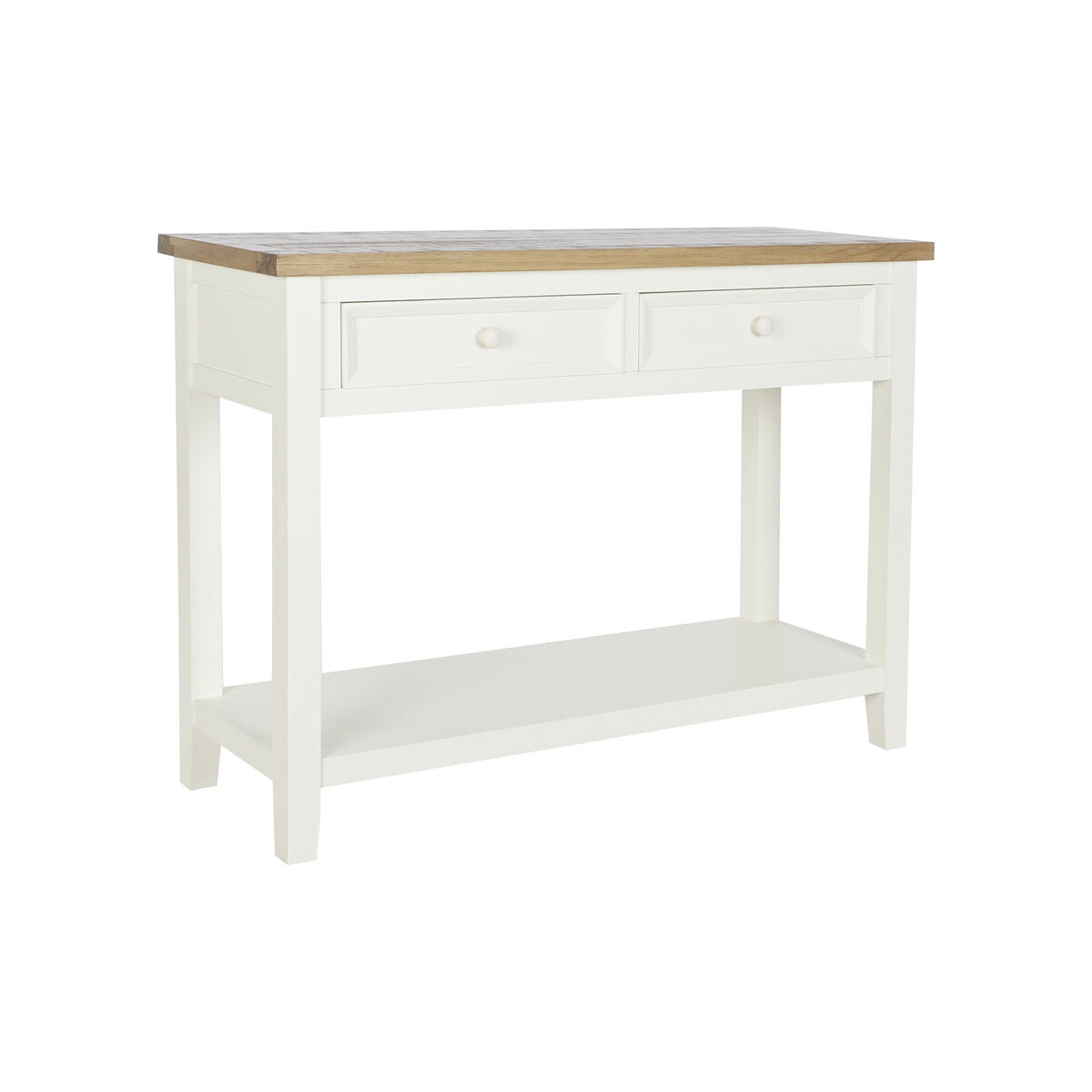Avlastningsmöbler DKD Home Decor Beige Naturell Paulowniaträ 111,5 x 27,5 x 44,5 cm