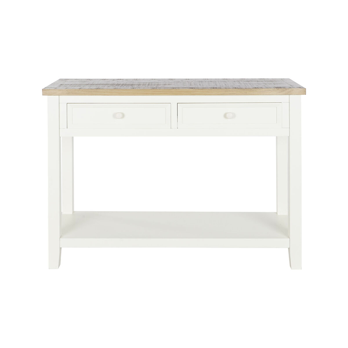 Avlastningsmöbler DKD Home Decor Beige Naturell Paulowniaträ 111,5 x 27,5 x 44,5 cm - 3