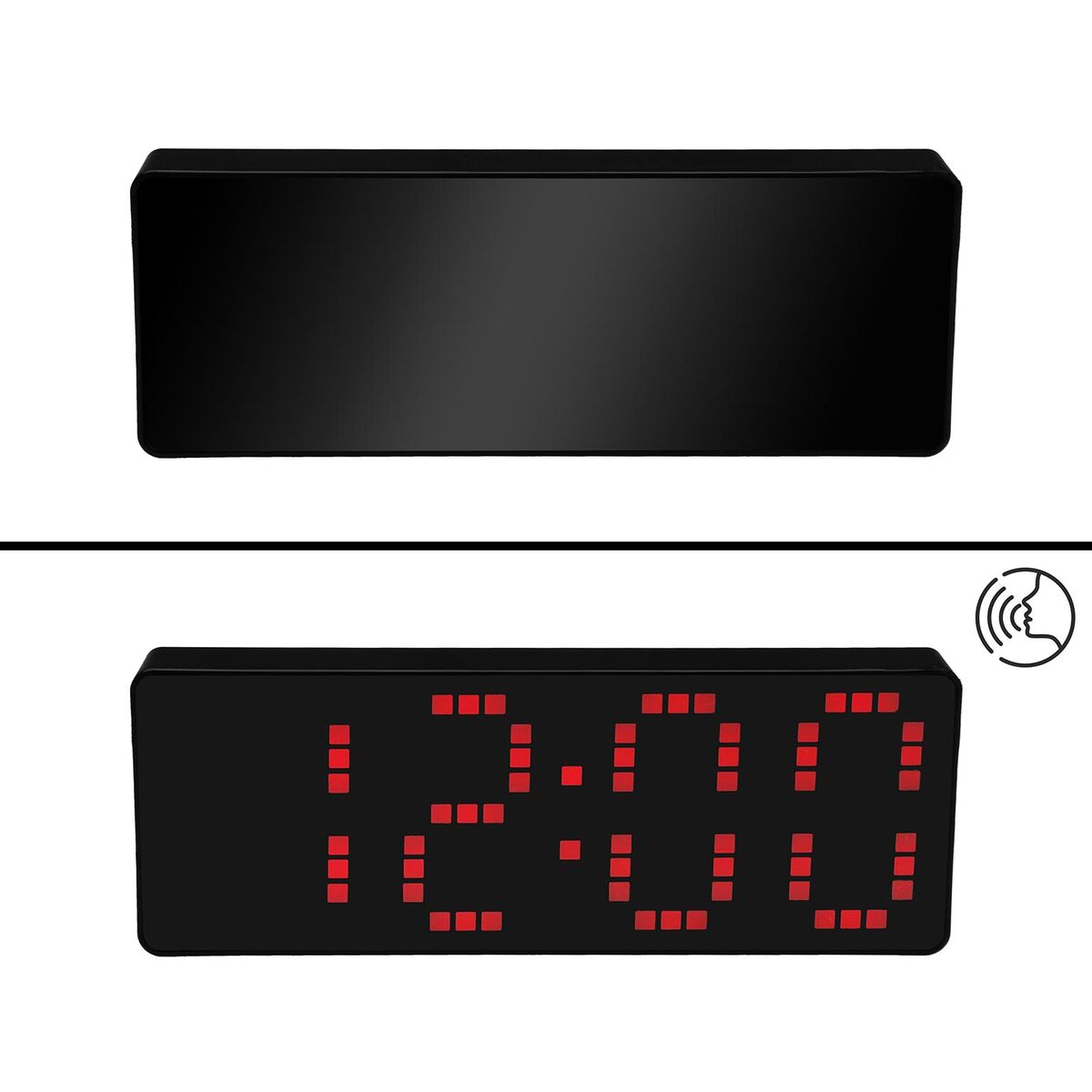 Väckarklocka Versa Svart Röd - 2