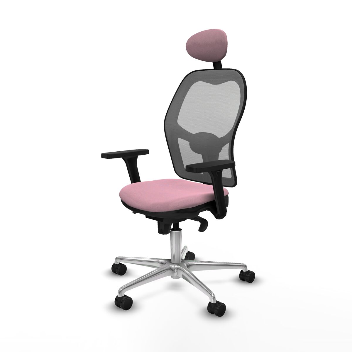Kontorsstol med nackstöd Piqueras y Crespo 3D086N1 Rosa - 2