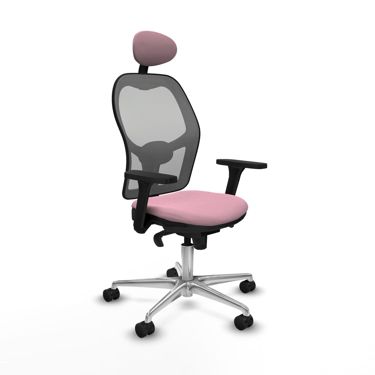 Kontorsstol med nackstöd Piqueras y Crespo 3D086N1 Rosa