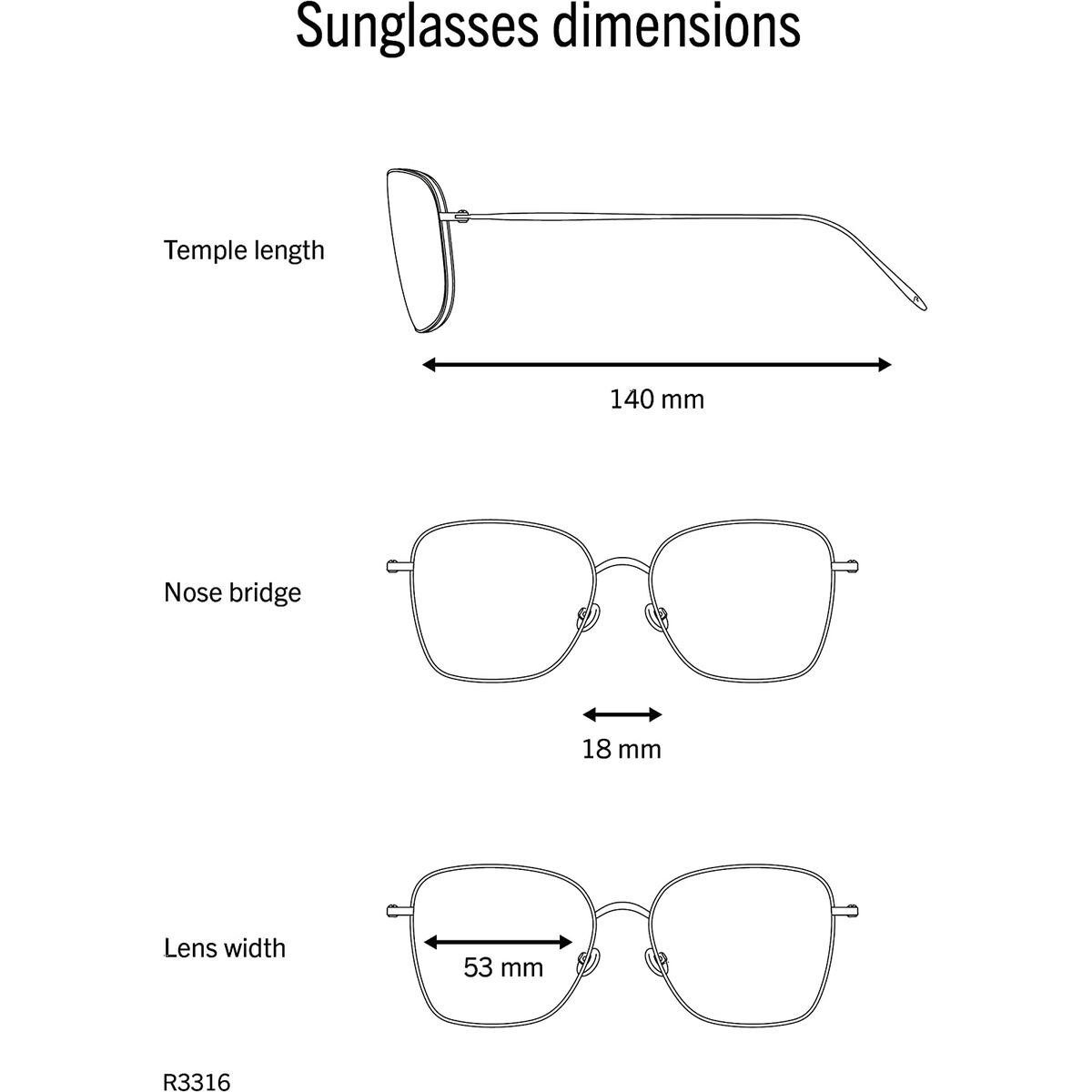 Damsolglasögon Rodenstock  R3316 - 5