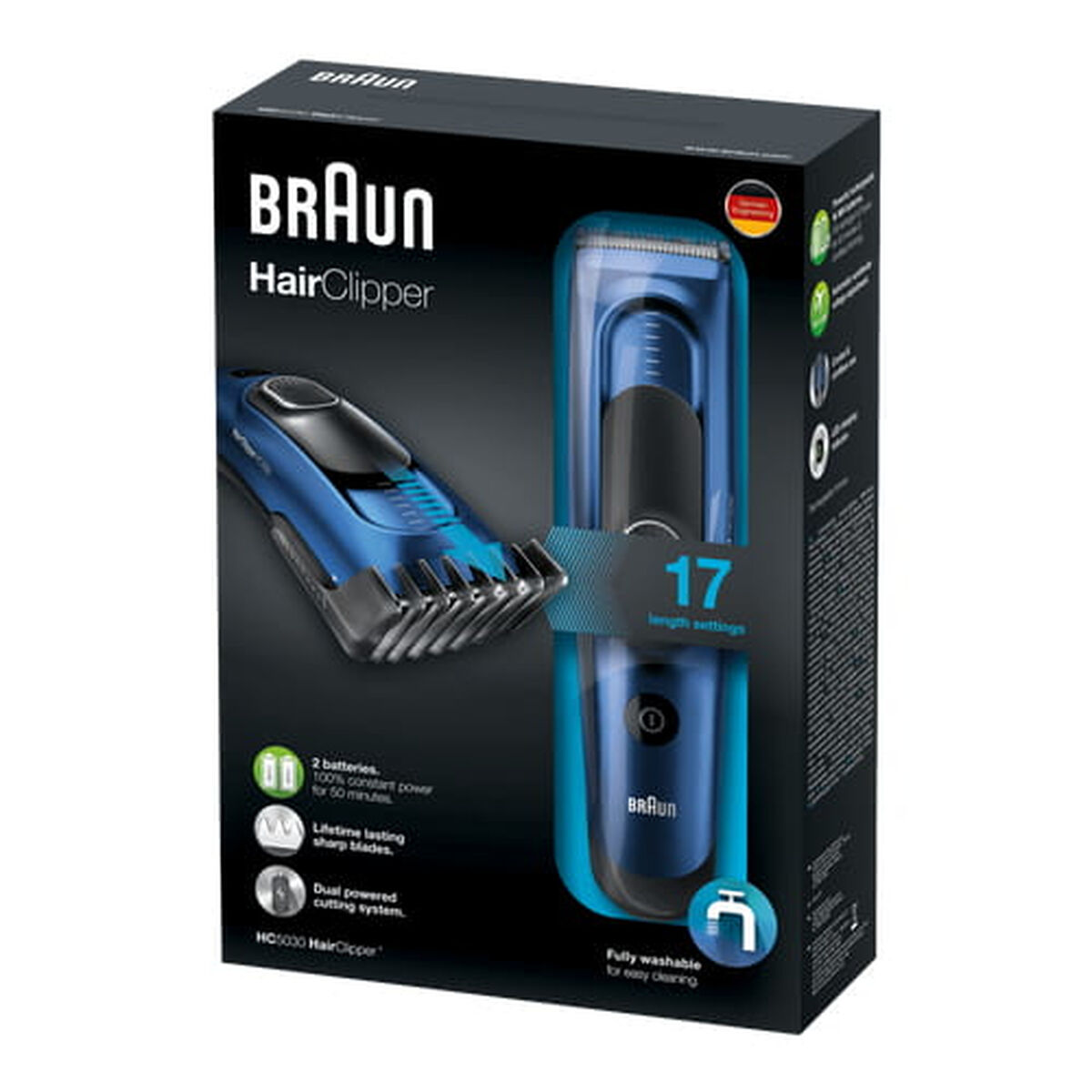 Hårtrimmer Braun HC 5030 100 - 240 V - 2