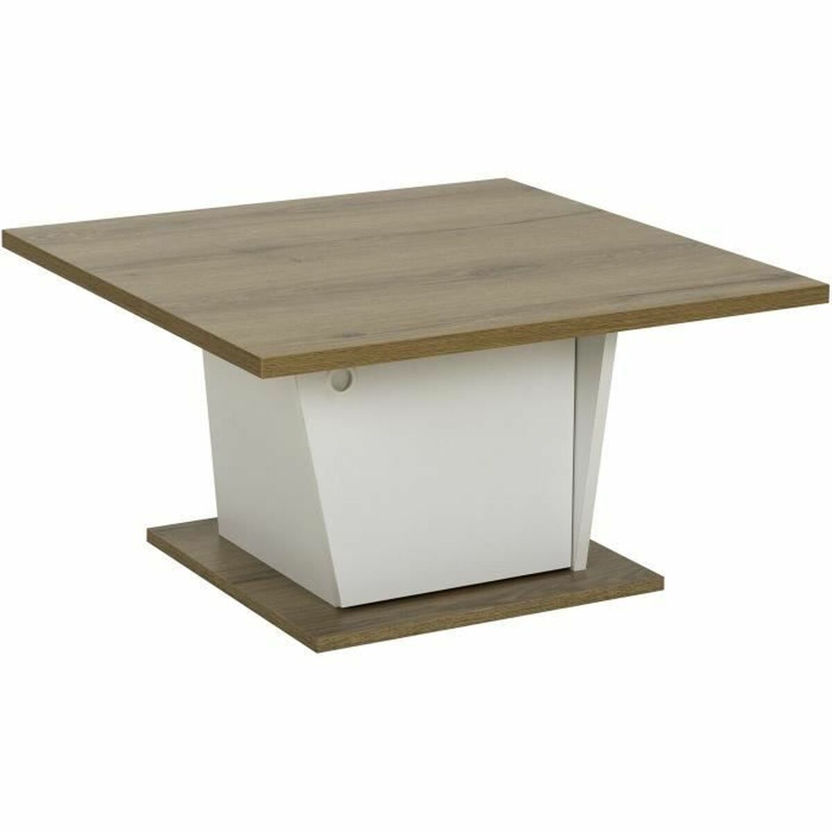 Soffbord Diagone Vit Tölgy 69 x 69 x 38 cm