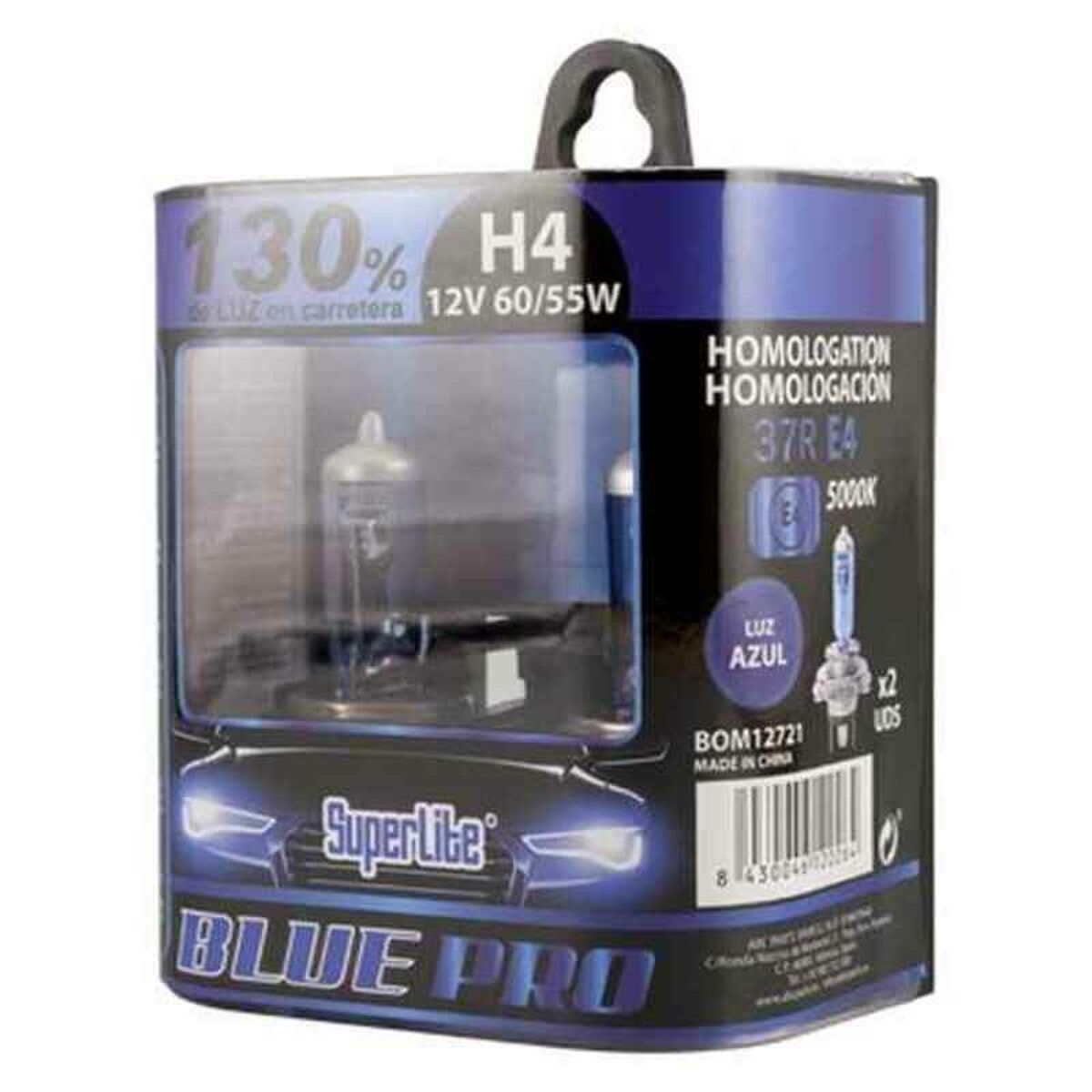 Glödlampa för bil Superlite BOM12721 H4 60/55W 12V 5000K - 4