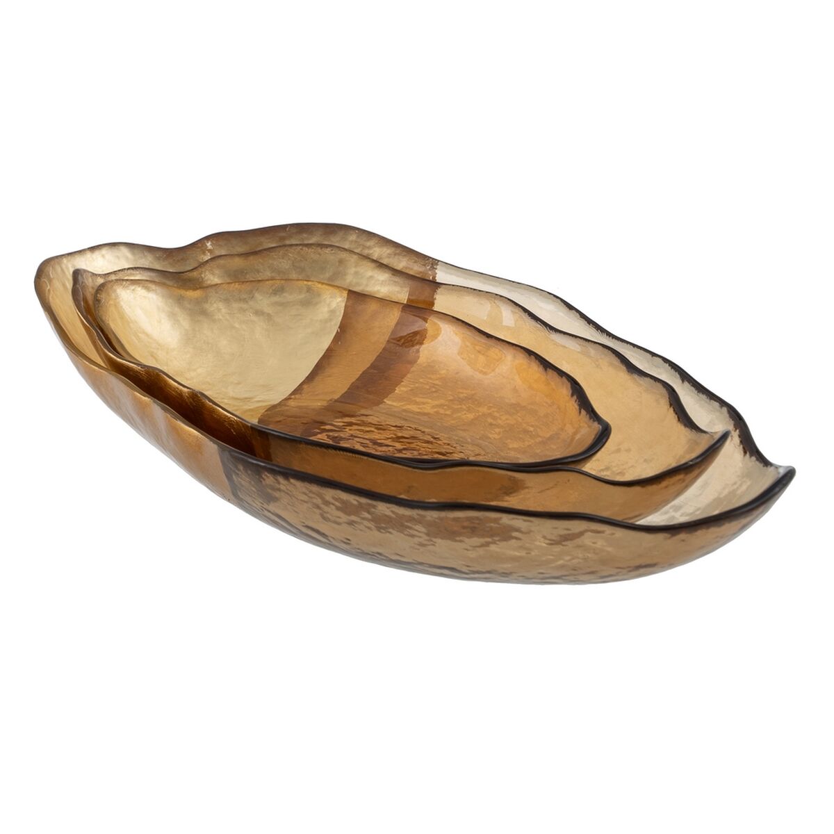 Bordsdekoration Gyllene Glas 28 x 15,5 cm 28 x 15 x 5 cm - 2