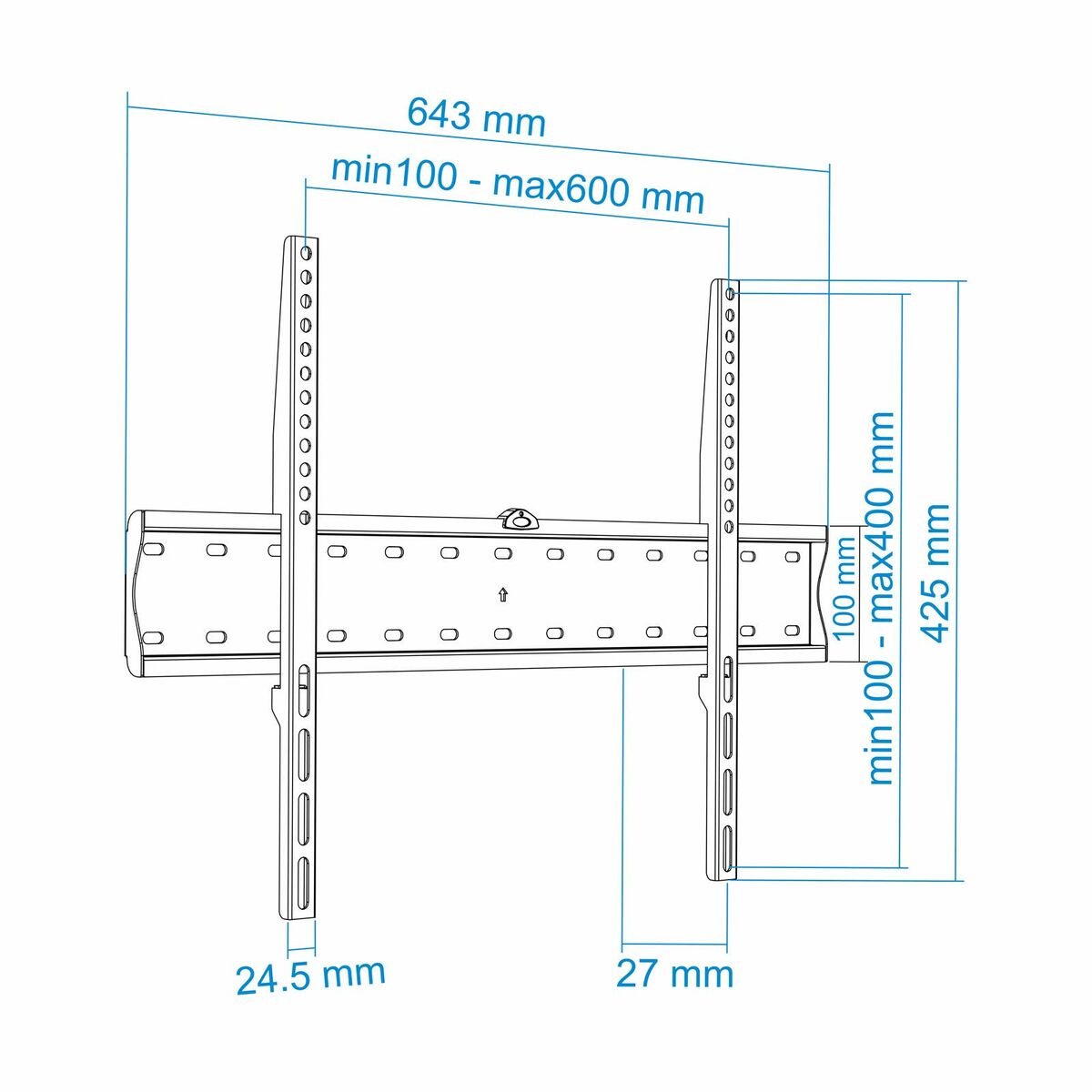 TV-fäste TooQ LP4170F-B 37"-70" 40 kg - 6