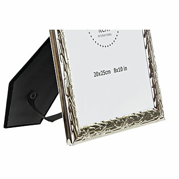 Fotoram DKD Home Decor Silvrig Metall 22 x 2 x 27 cm Traditionell