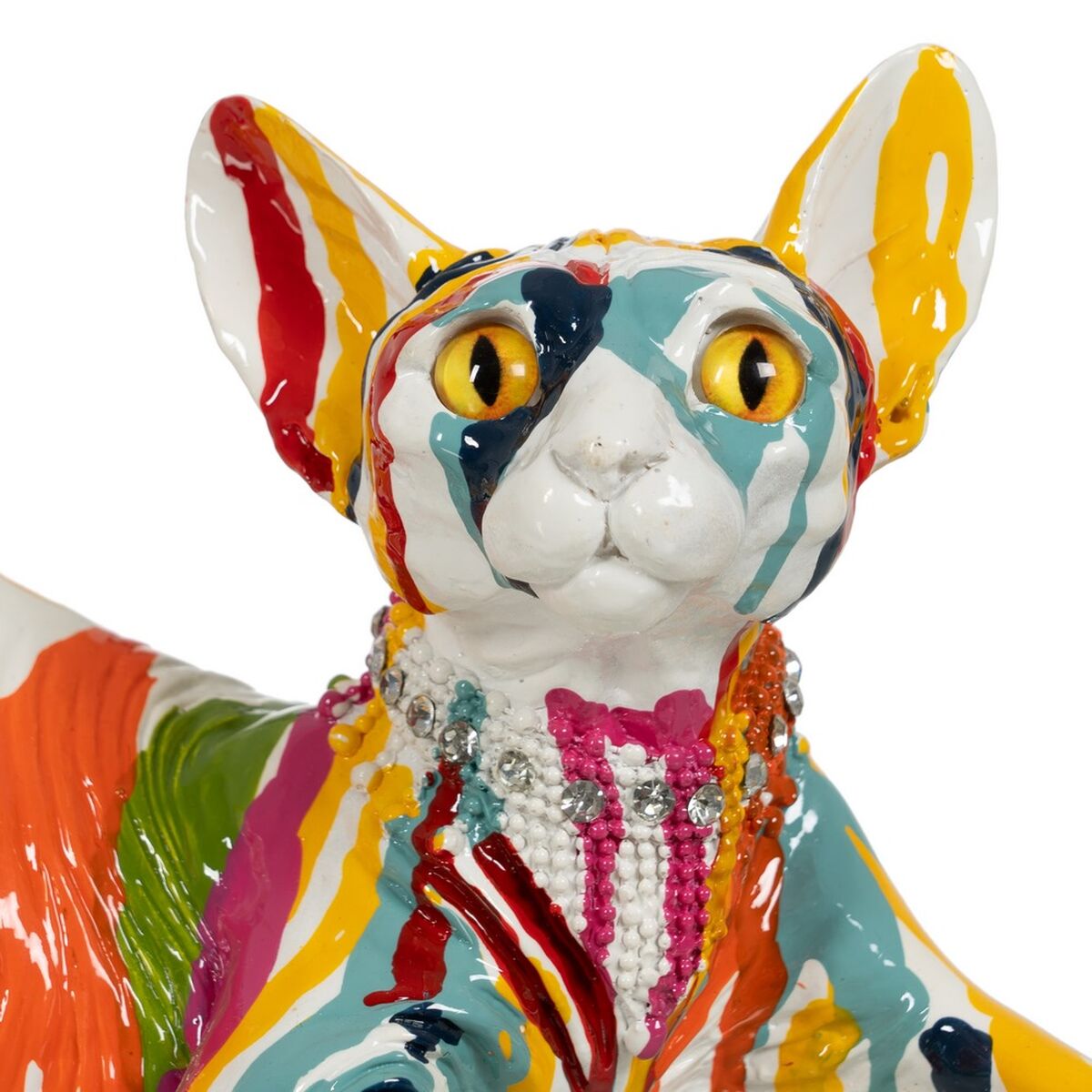 Prydnadsfigur Katt 33,5 x 15,5 x 15 cm - 2