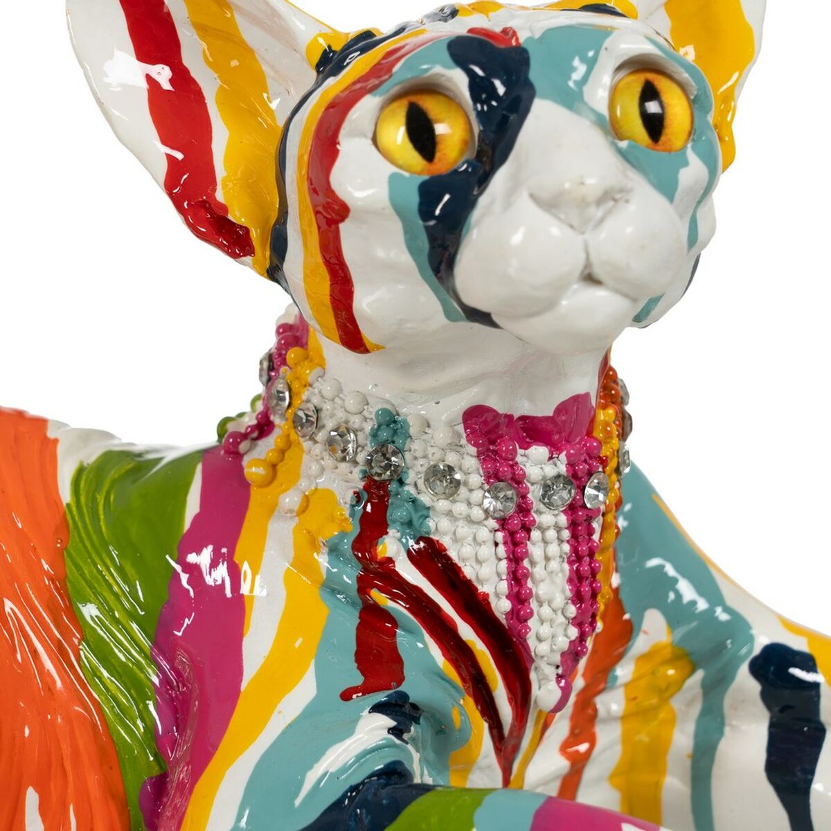 Prydnadsfigur Katt 33,5 x 15,5 x 15 cm - 3