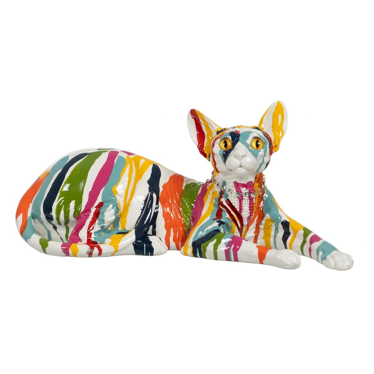 Prydnadsfigur Katt 33,5 x 15,5 x 15 cm