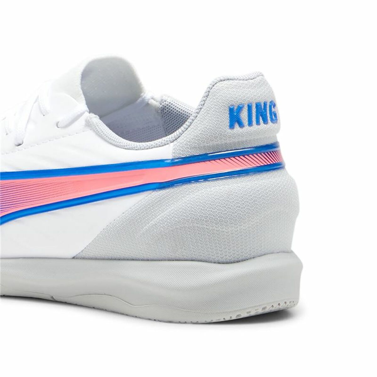 Fotbollsskor för inomhusbruk för barn Puma King Match It Vit - 6