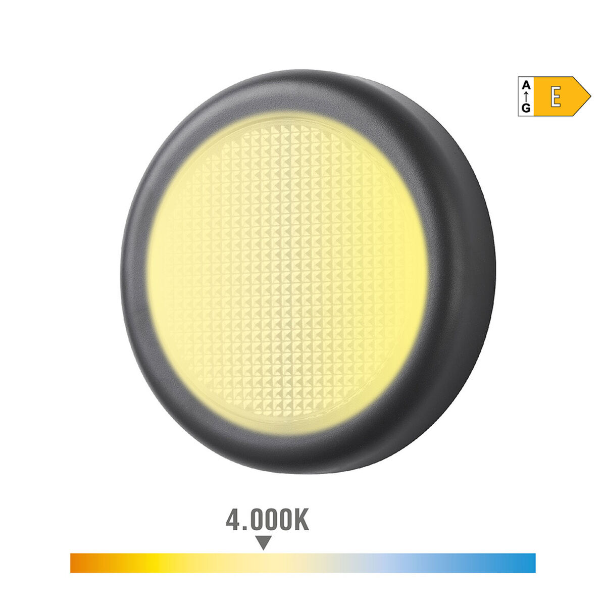 Vägglampa med LED EDM 32155 Svart Plast E 6 W 450 lm (4000 K) - 5