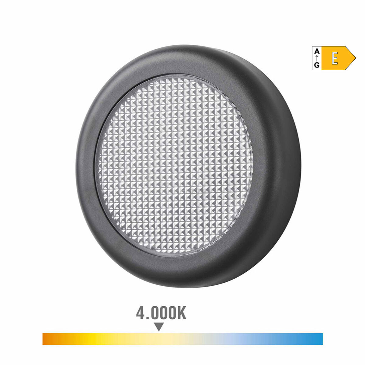 Vägglampa med LED EDM 32155 Svart Plast E 6 W 450 lm (4000 K) - 4