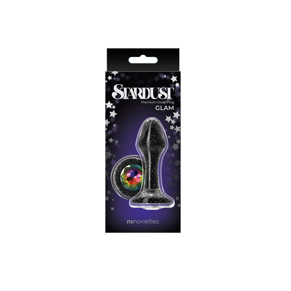 Analplugg NS Novelties Stardust Svart - 2