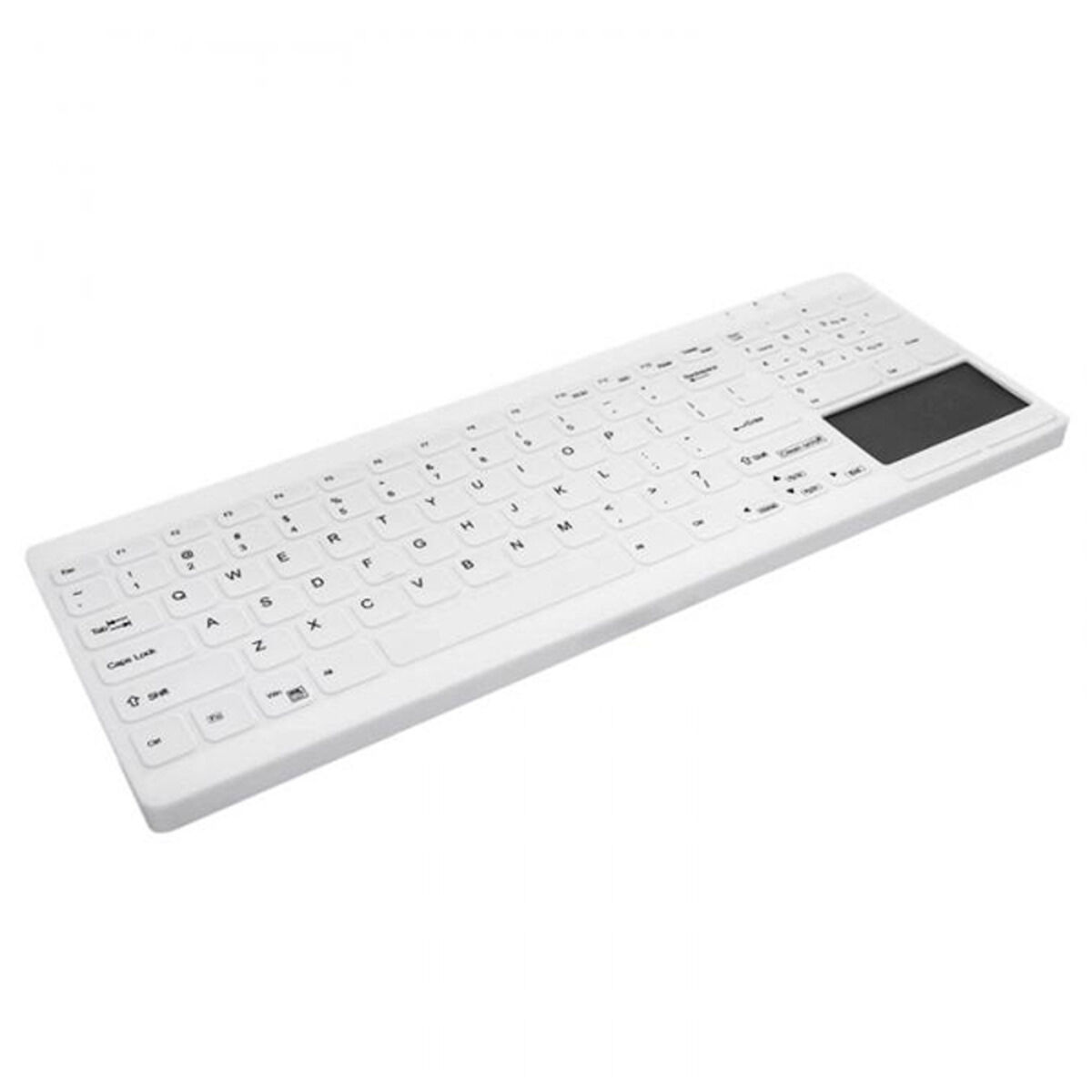 Trådlöst Tangentbord Cherry AK-C7412F-GUS-W Vit Qwerty Spanska