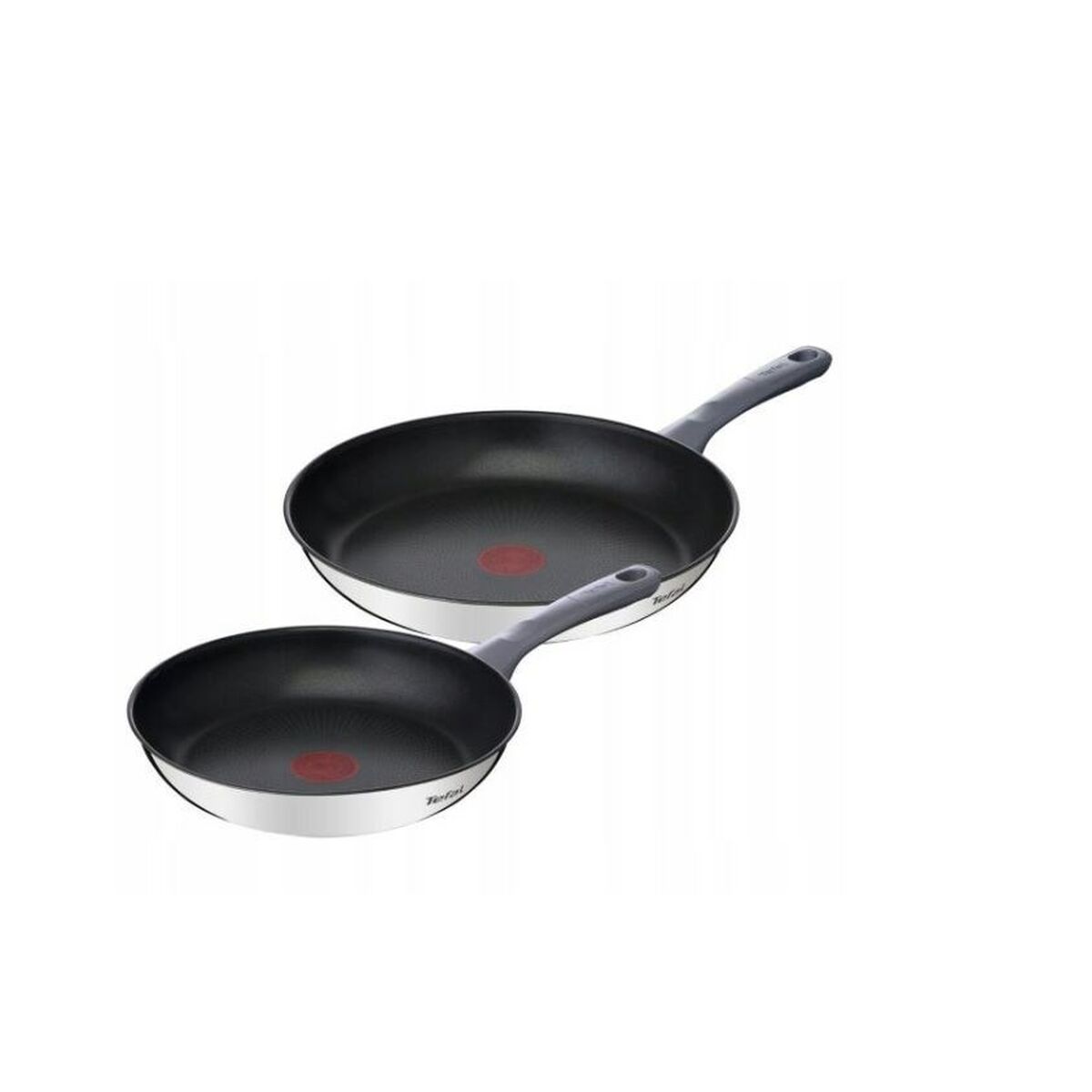 Stekpanna Tefal G7132S55 Svart Stål Rostfritt stål Ø 24 cm Ø 28 cm