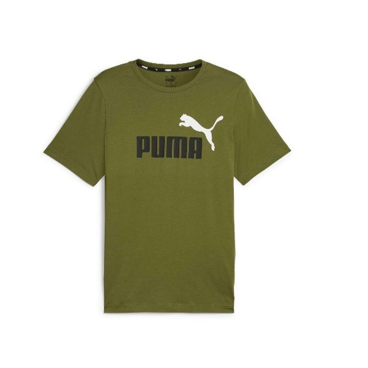 Sporttröja med ärmar Puma ESS 2 COL LOGO 586759 35 Grön - 2