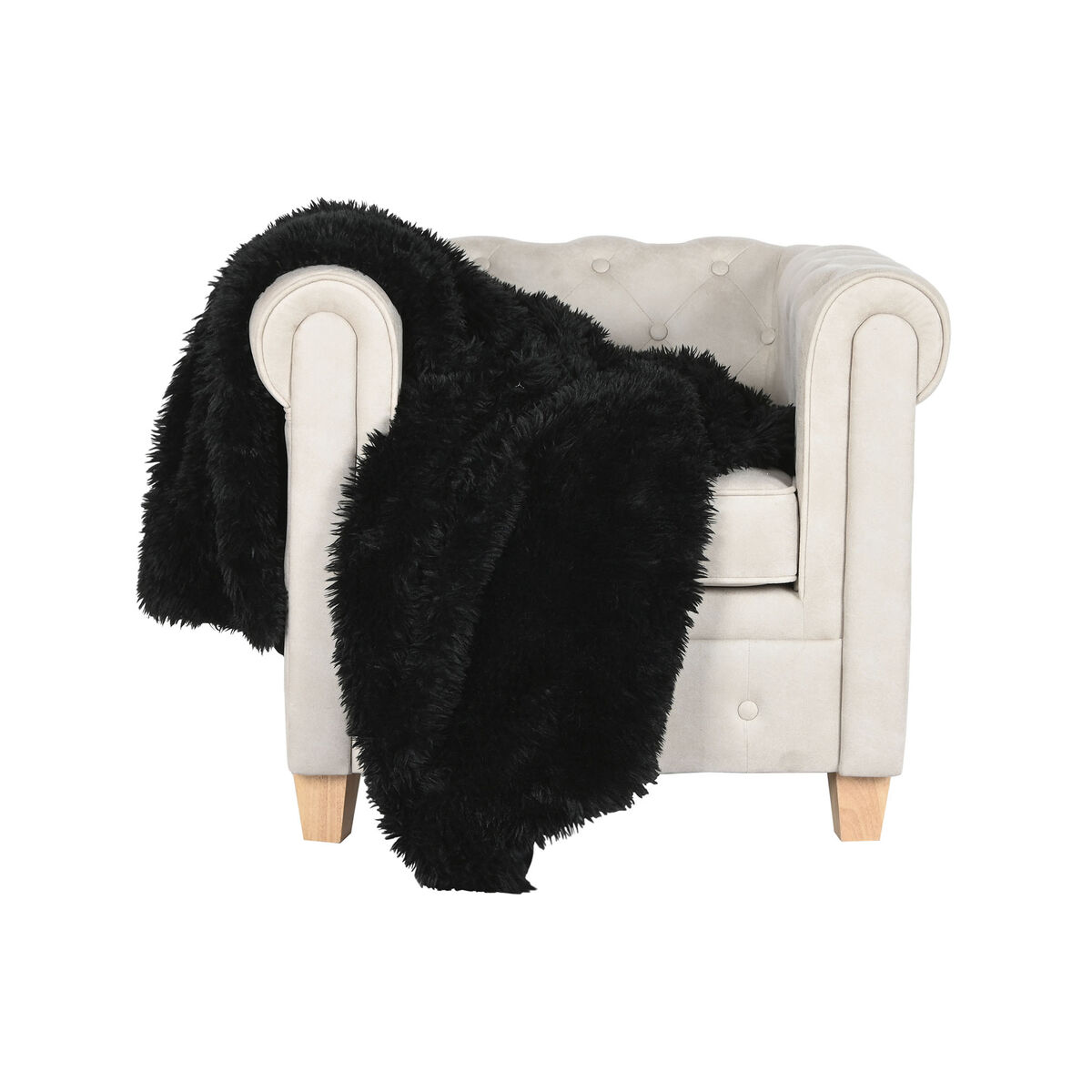Filt Home ESPRIT Svart 130 x 170 cm - 3